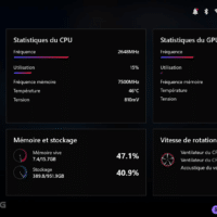 Logiciel Armoury crate de la ROG Ally X