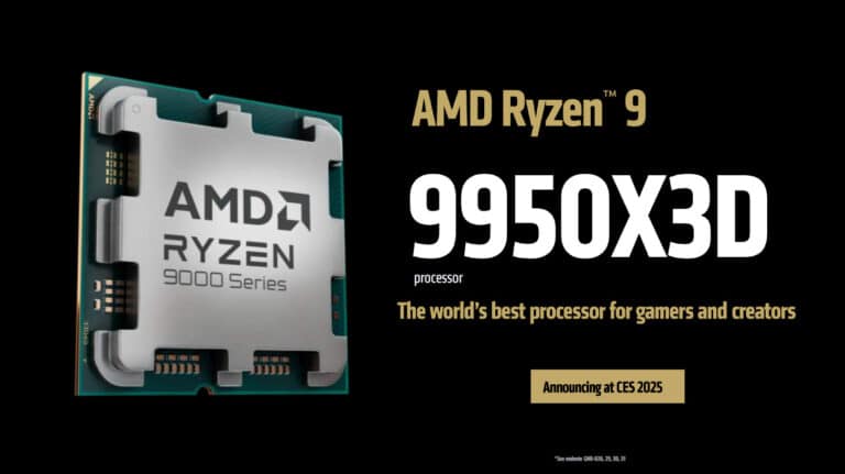 Les Ryzen 9 9950X3D et 9900X3D sur Geekbench !