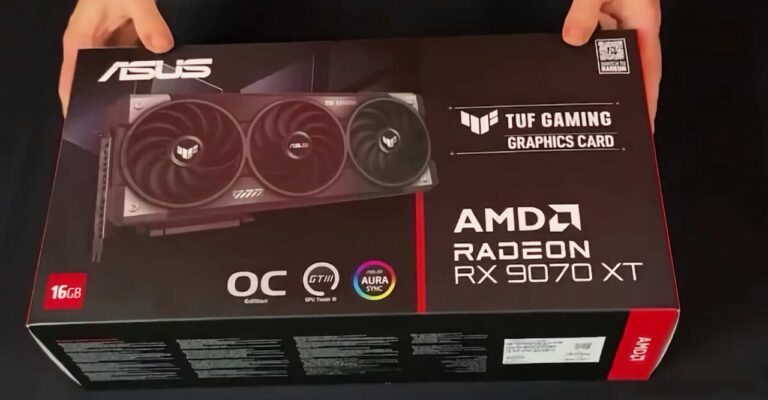 La RX 9070 XT TUF Gaming en unboxing !