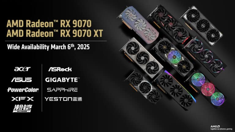 MindFactory écoule 8x plus de RX 9070 XT que de RTX 5070 Ti