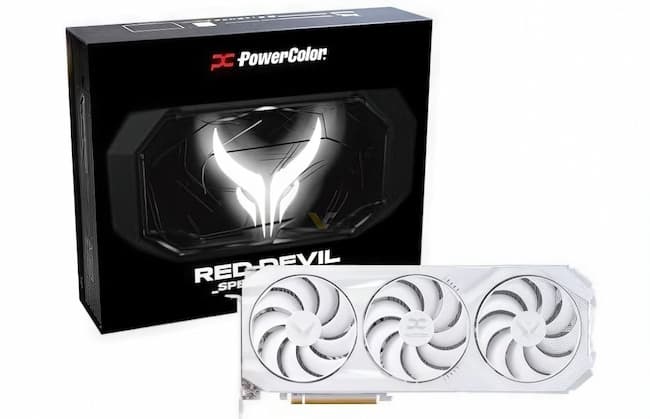 Une RX 9070 XT Red Devil Spectral White…Toute blanche