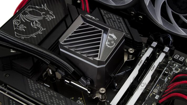 MSI MAG CoreLiquid A15 360 montage Intel 2