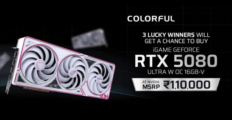 En Inde, trois gagnants pourront acheter une RTX 5080 au MSRP, Youpi….
