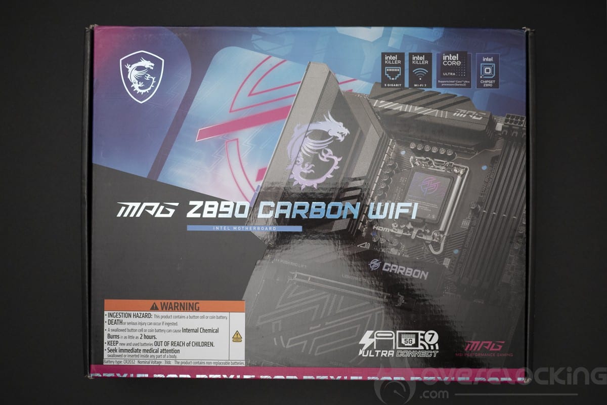 MSI MPG Z890 Carbon - boite