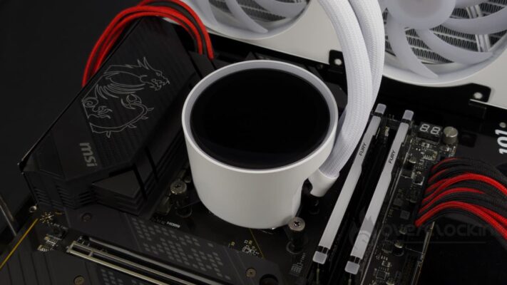 NZXT Kraken Elite 420 RGB montage Intel 2