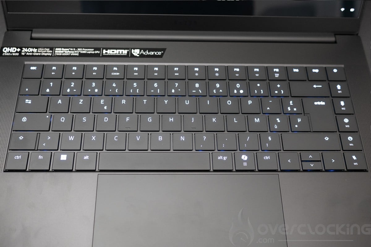 Razer Blade 16 - clavier