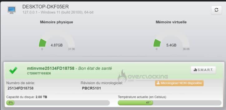 Test Crucial T710