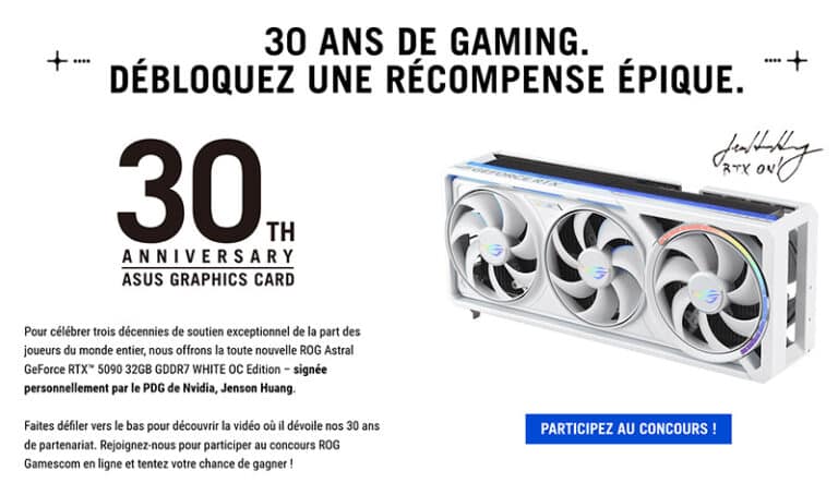 Deux concours organisés pour la ROG Gamescom 2025 !