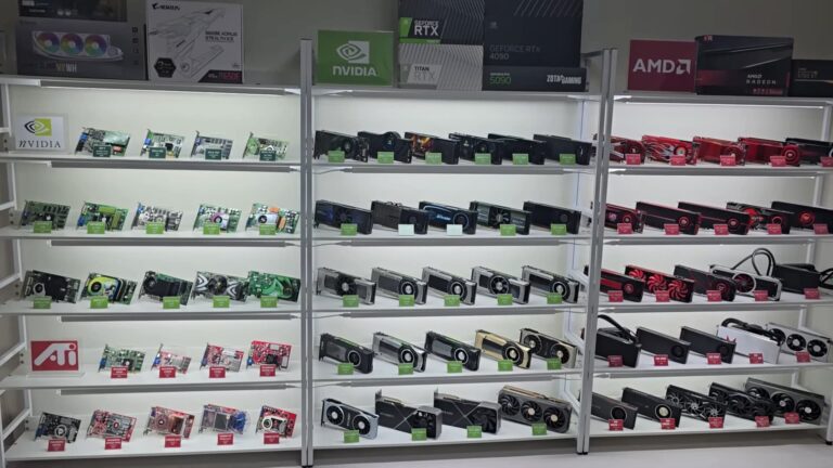 Voici une sérieuse collection de GPU !