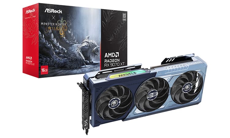 An RX 9070 XT Monster Hunter Wilds from ASRock! - Overclocking.com EN