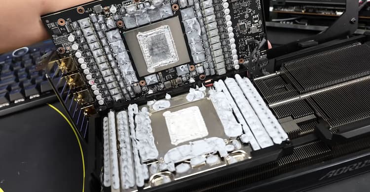 Gigabyte : une pâte hybride efficace dans ses cartes graphiques Aorus Master