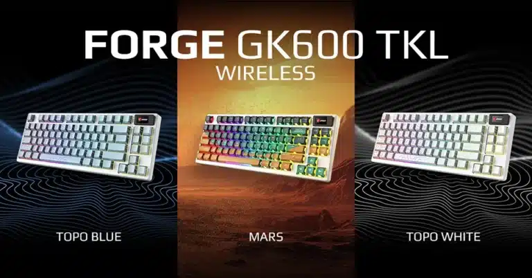 Forge GK600 TLK : trois claviers MSI inspirés du custom !