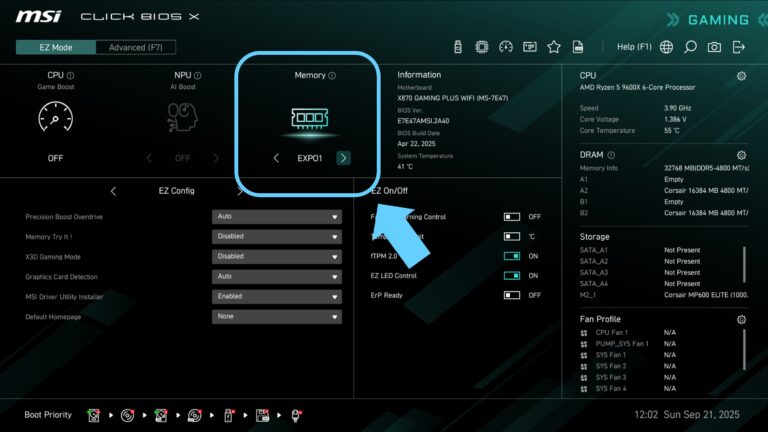 Tweak League : Opti Windows, EXPO et PBO MSI par VERTEX