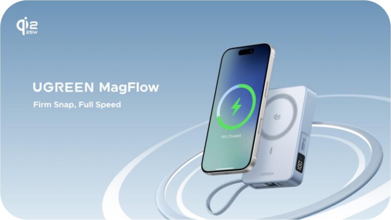 MagFlow : des chargeurs magnétique sans fil chez UGREEN !