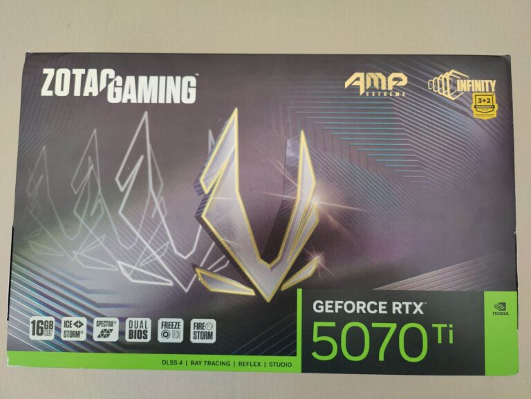 Test : ZOTAC RTX 5070 Ti AMP Extreme Infinity