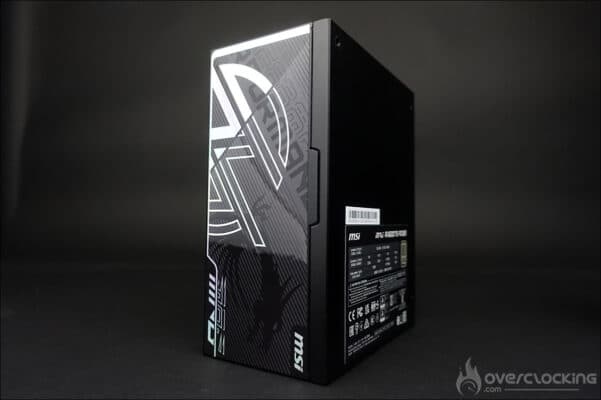 L'alimentation MPG Ai1600TS PCIE5