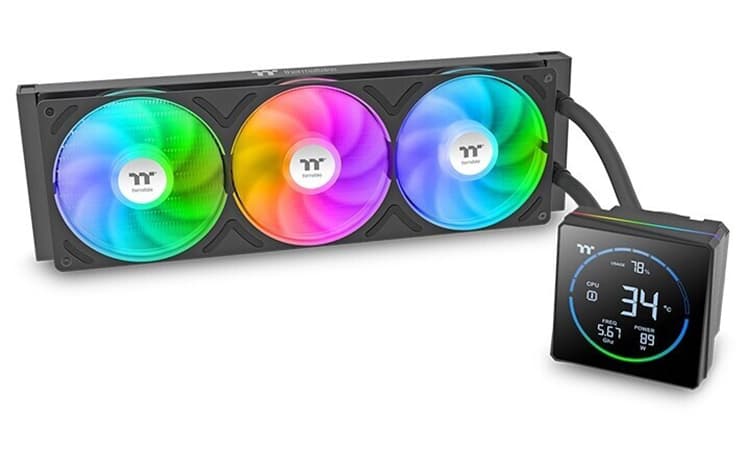 TH-S V3 : des AIO Thermaltake avec simple affichage de la température