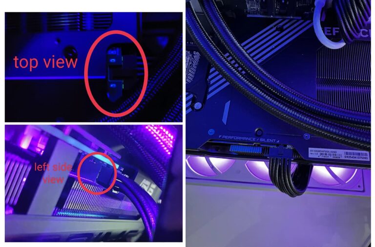 Les adaptateurs 12V-2×6 jaunes de MSI se désengagent tout seuls !