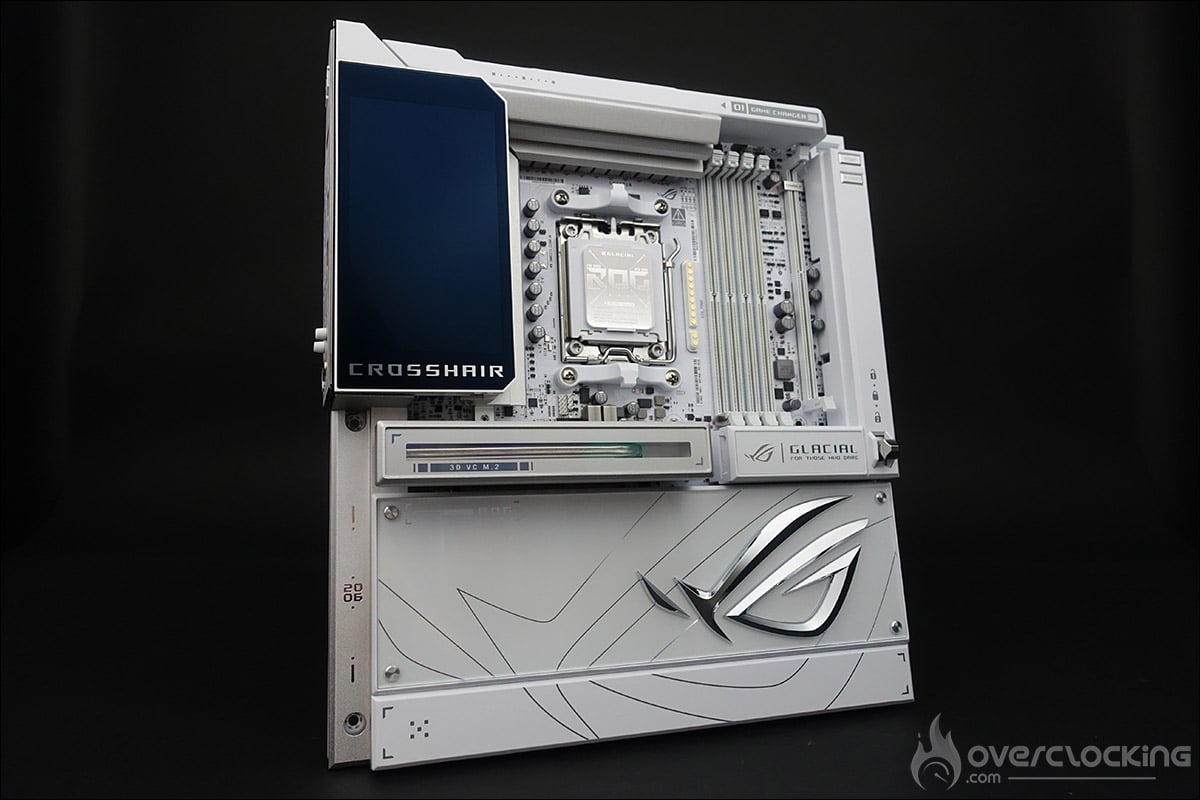 Test: ROG Crosshair X870E Glacial motherboard