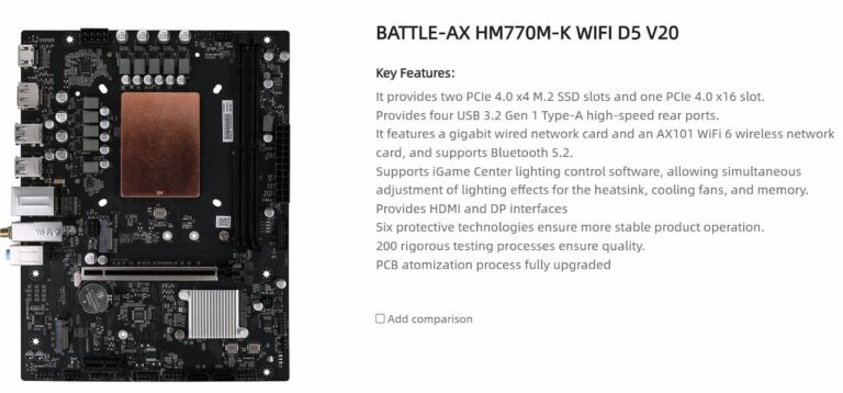 Un Core i9 13900HX sur une carte mère micro-ATX !