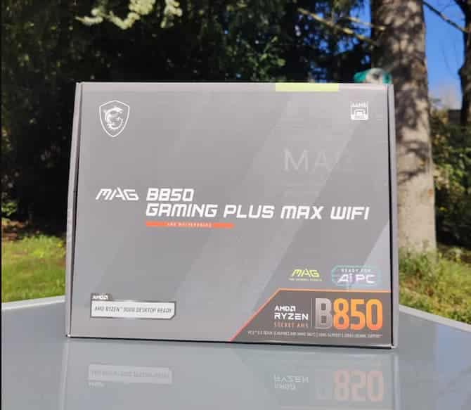 TEST : MSI B850 GAMING PLUS MAX WIFI