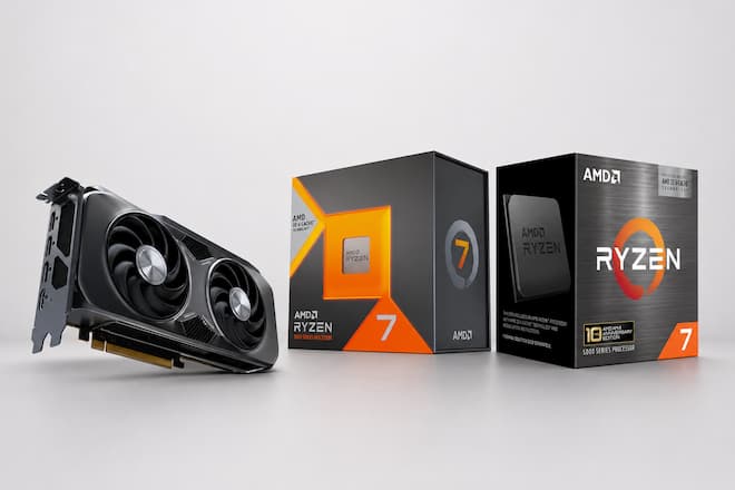 AMD annonce les Ryzen 5800X3D 7700X3D et la Radeon RX 9070 GRE