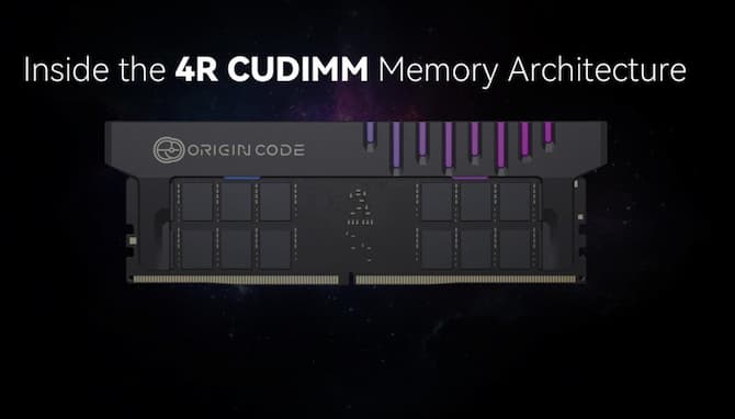 Origin Code, GIGABYTE et Intel s&rsquo;associent pour présenter la mémoire 4R CUDIMM