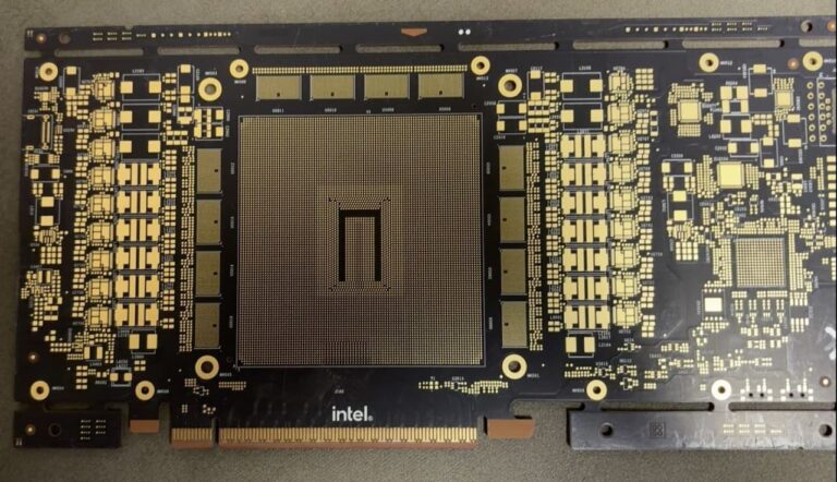 Xe3P : première photo d&rsquo;un PCB de la future carte graphique pro d&rsquo;Intel