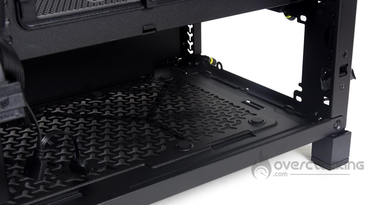 Corsair Frame 5000D Wood emplacement alimentation