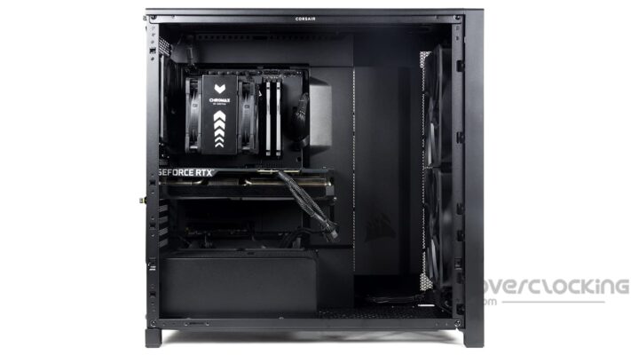 Corsair Frame 5000D Wood montage ventirad et carte graphique