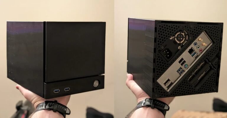Steam Machine custom : un boîtier imprimé en 3D, une alim Flex et hop !