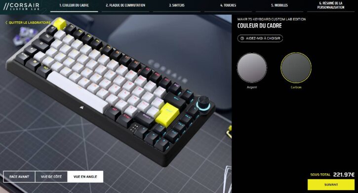 Corsair MAKR75 customisation Corsair MAKR75 customisation