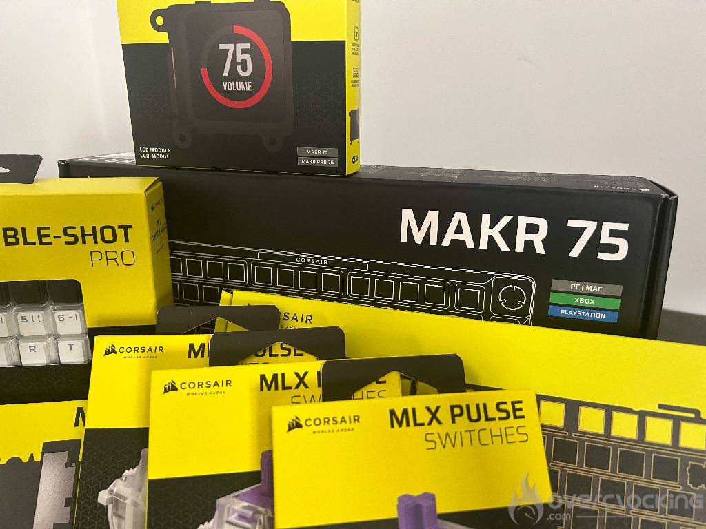 Corsair MAKR75 customisation Corsair MAKR75 customisation