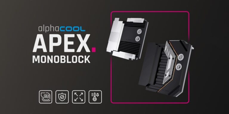 Alphacool lance un monobloc Apex pour cartes mères AMD X870E