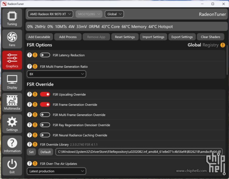 AMD testera un Multi Frame Generation en x8 ?