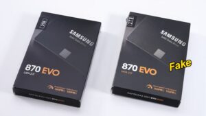 Samsung 870 Evo contrefaçon