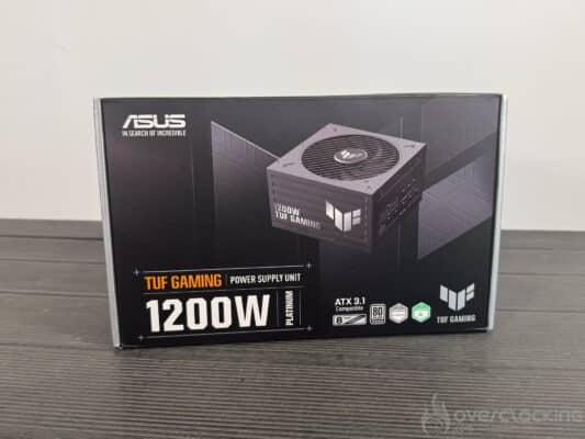 ASUS TUF GAMING 1200W Platinum emballage