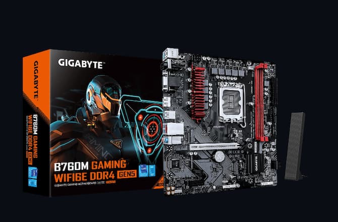 B760M Gaming DDR4 PCIe 5.0 : Gigabyte fait du neuf avec du vieux