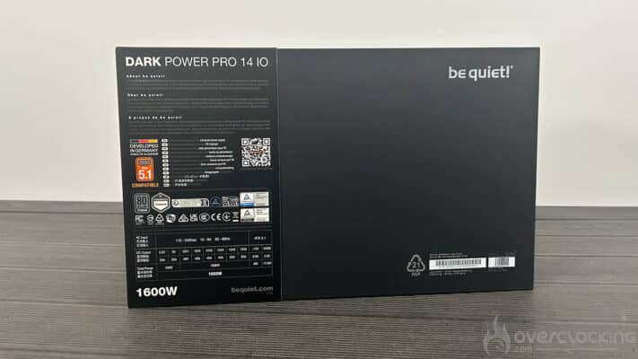 Be quiet! Dark Power Pro 14 IO 1600W emballage
