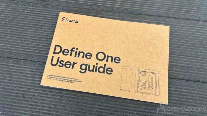 Fractal Design Define One notice