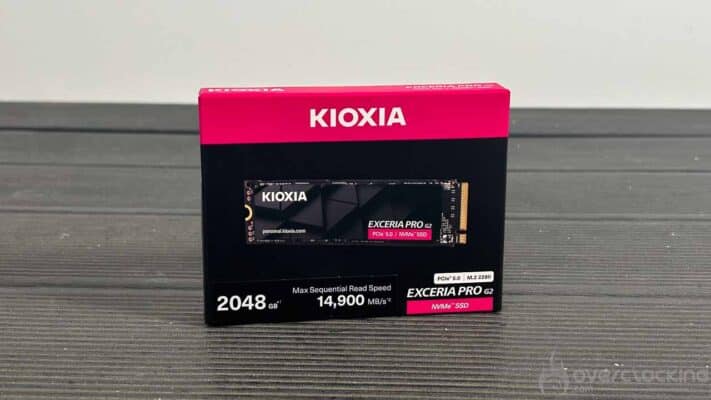 Kioxia EXCERIA PRO G2 emballage