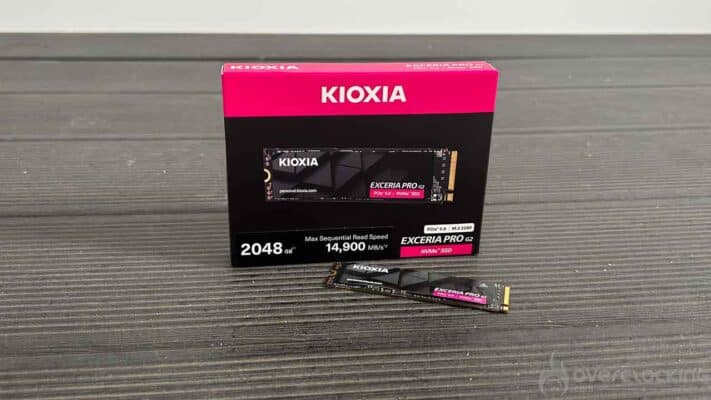 Kioxia EXCERIA PRO G2 avec sa boite