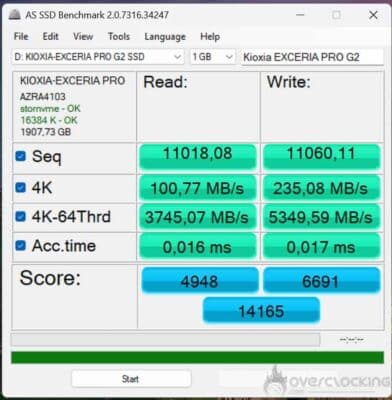 Kioxia EXCERIA PRO G2 AS SSD