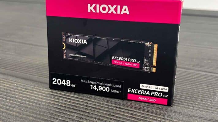 Kioxia EXCERIA PRO G2 emballage