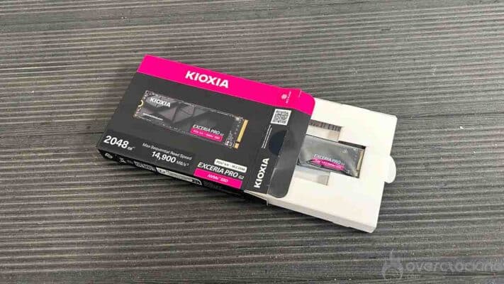 Kioxia EXCERIA PRO G2 déballage