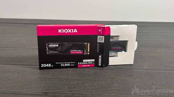 Kioxia EXCERIA PRO G2 déballage