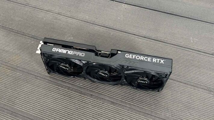 La Palit RTX 5070Ti GamingPro-S