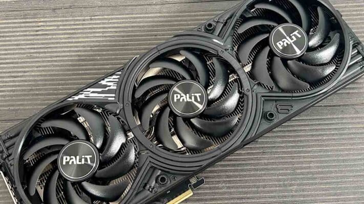 La Palit RTX 5070Ti GamingPro-S