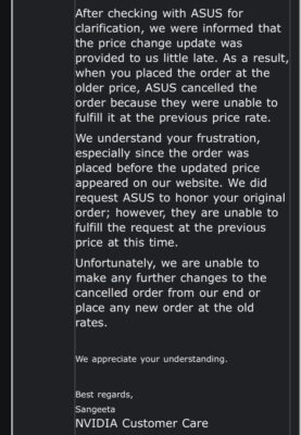 ASUS ROG Astral RTX 5090 BTF support NVIDIA