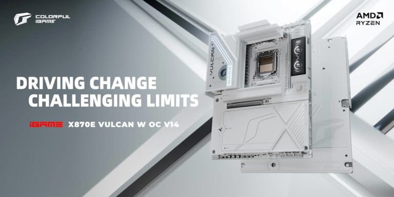iGame X870E Vulcan W OC : une carte AMD en 2x DIMM chez Colorful